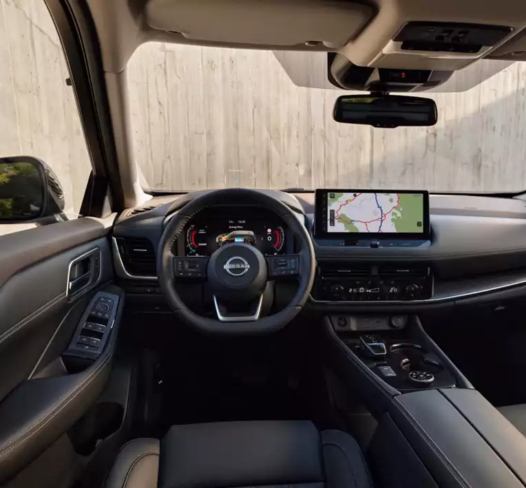 Volant et cockpit du Nissan SUC X-Trail Groupe Chevalley