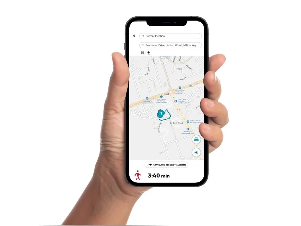 Application de navigation porte à porte Nissan