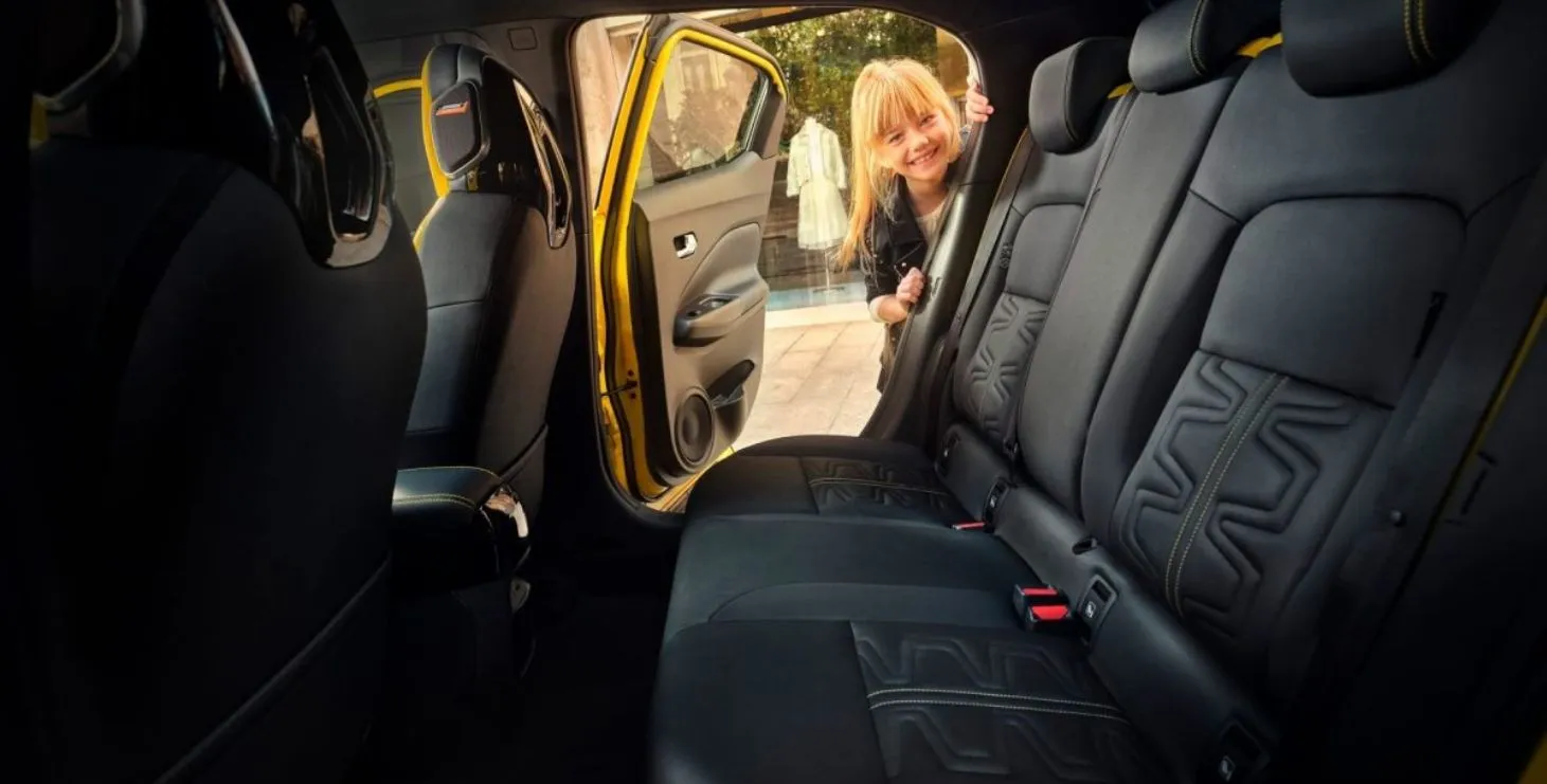 sièges arrières  de la Nissan Juke Groupe Chevalley