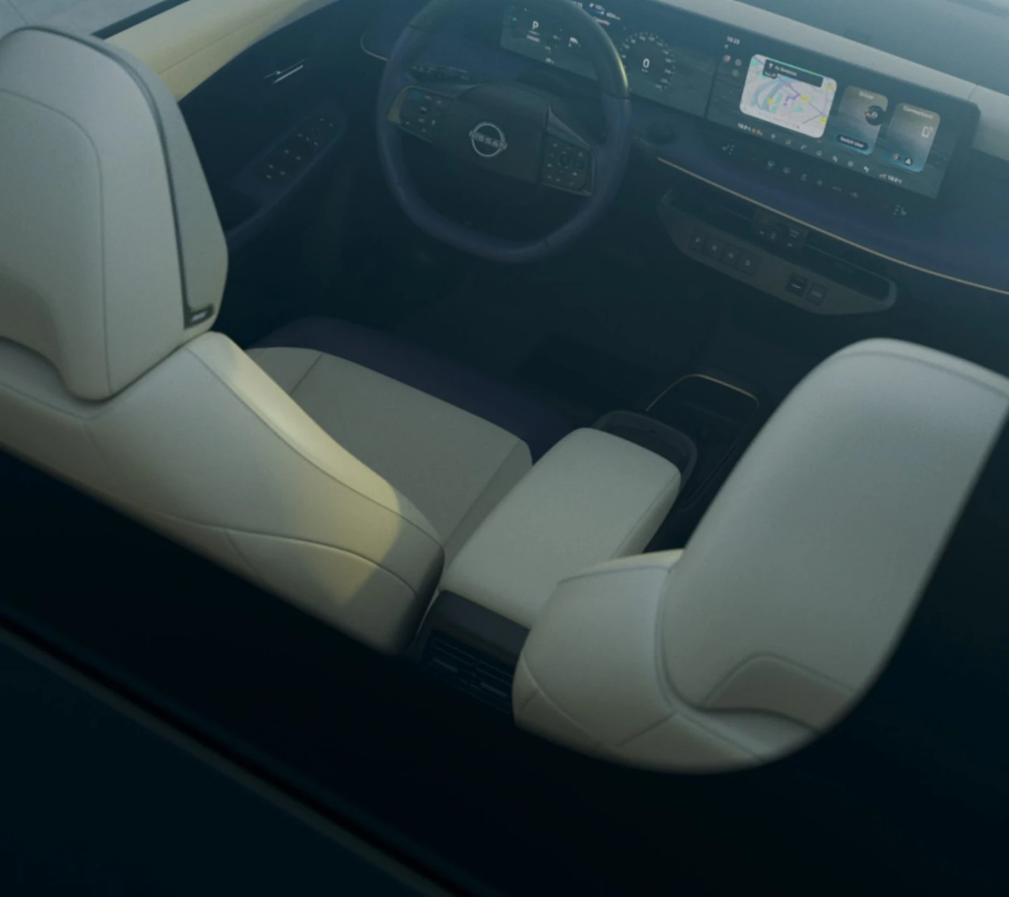 Nissan LEAF Chevalley - vue intérieur