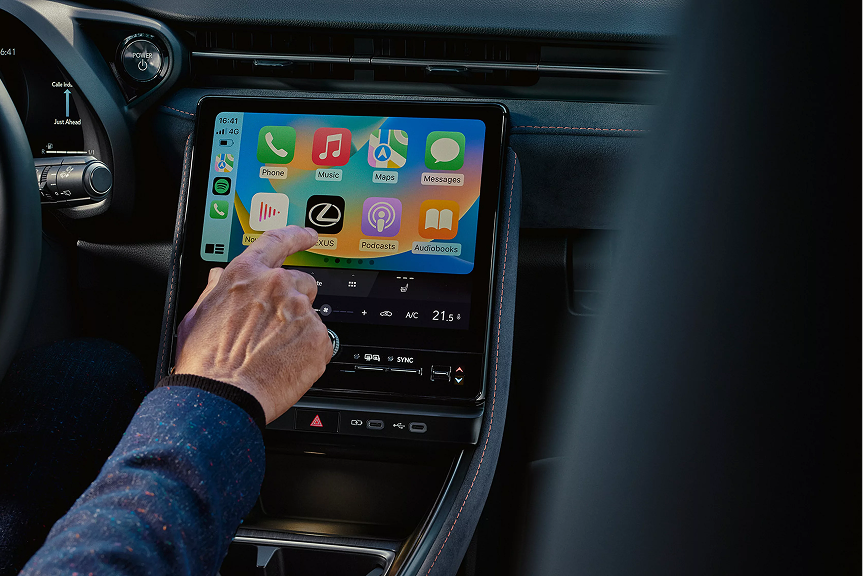 Intérieur premium du Lexus LBX avec finitions haut de gamme