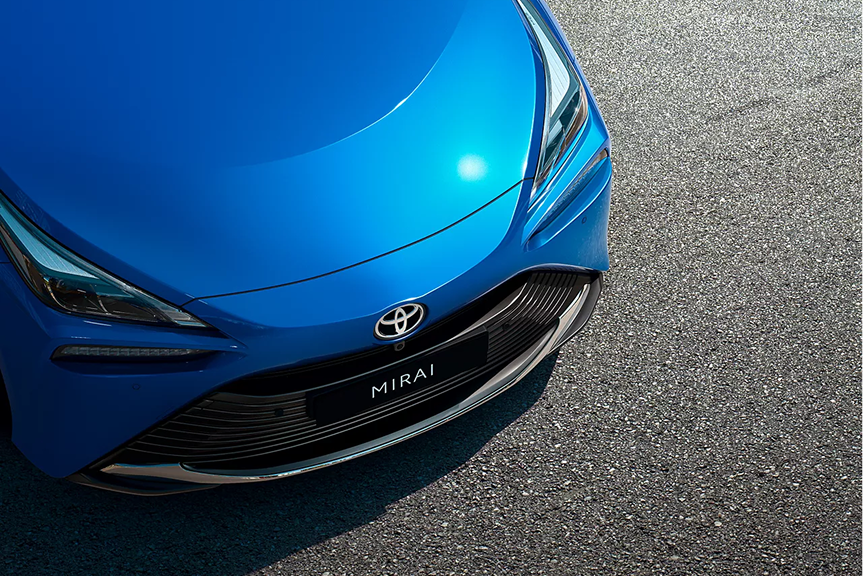 Tableau de bord digital du Toyota Mirai 2026 avec écran tactile