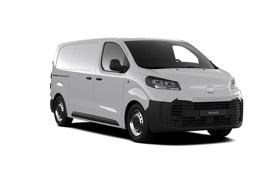 Vue avant du Toyota PROACE 2026 sur route