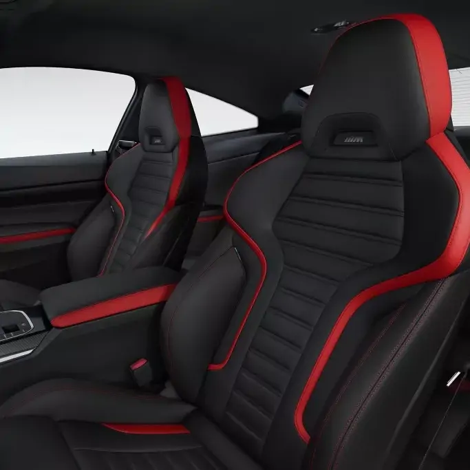 Détail de la calandre distinctive de la BMW M4