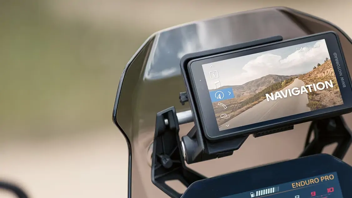 Tableau de bord numérique de la BMW F 900 GS