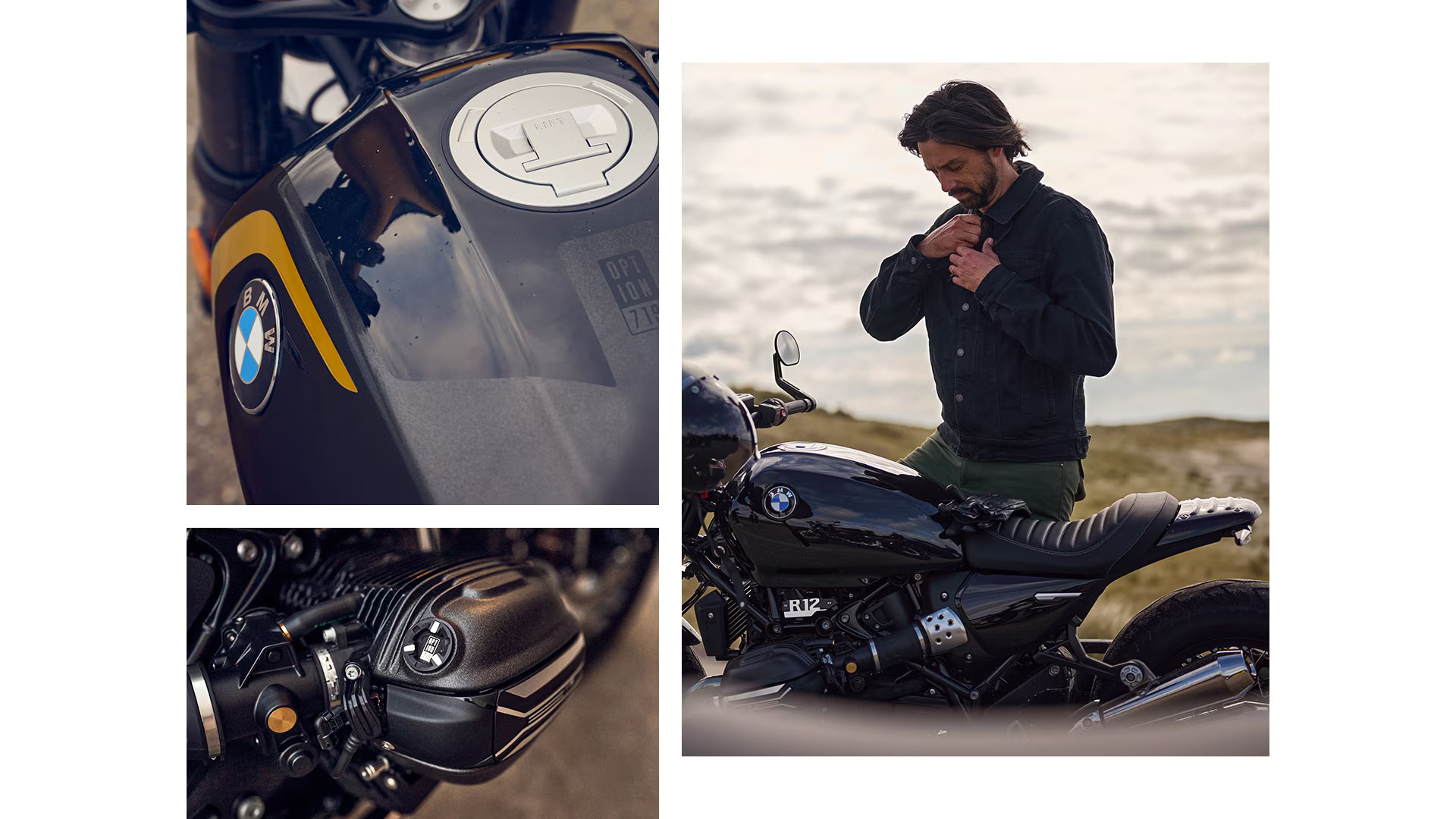 BMW R 12 vue de trois-quarts avant, design épuré
