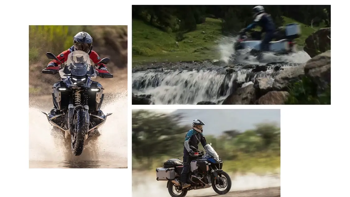 BMW R 1300 GS Adventure équipée pour le voyage avec valises aluminium