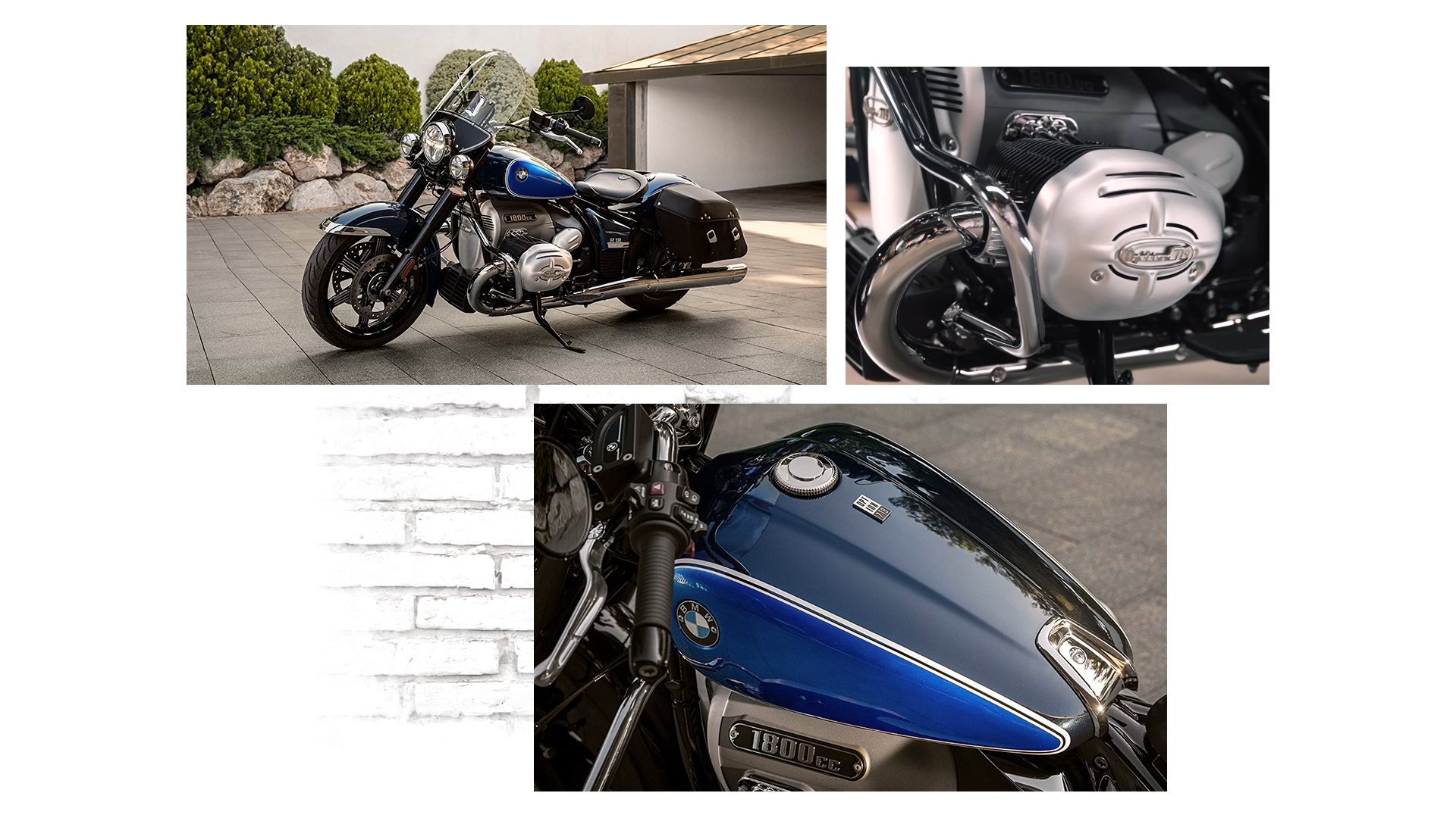 BMW R 18 Classic vue de trois-quarts avant sur route