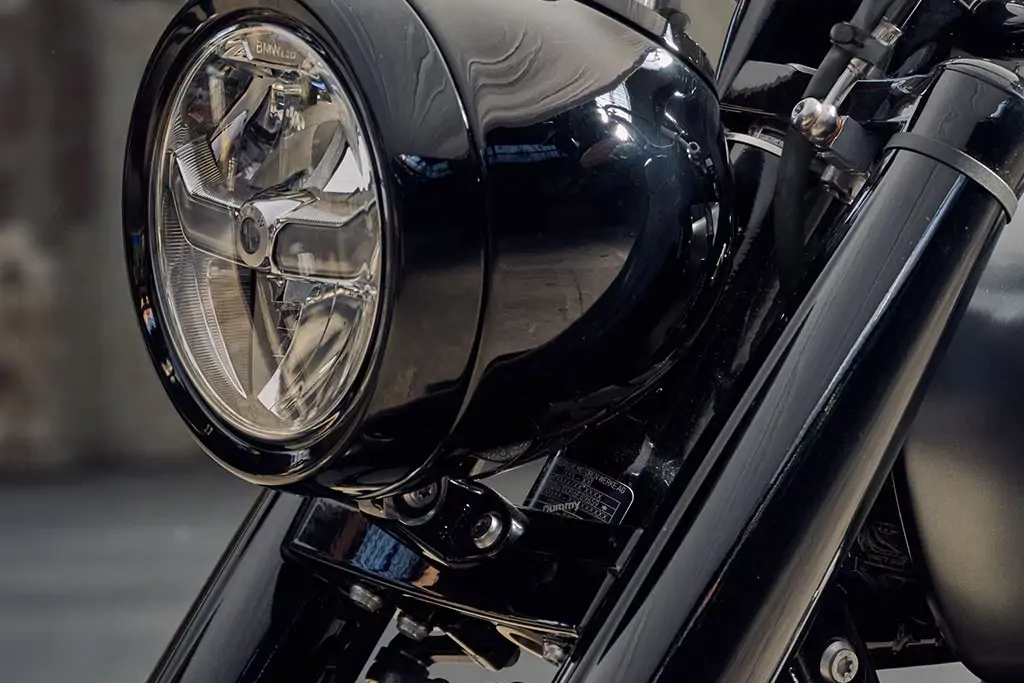 Détail du moteur boxer de la BMW R 18 Roctane