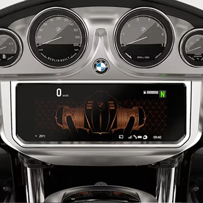 BMW R 18 Transcontinental sur route panoramique