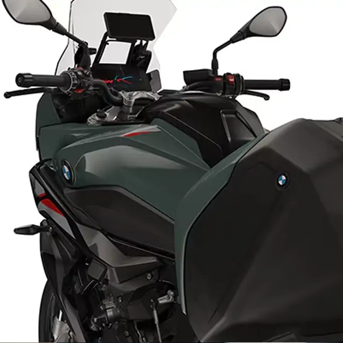 Détail du phare avant LED de la BMW S 1000 XR