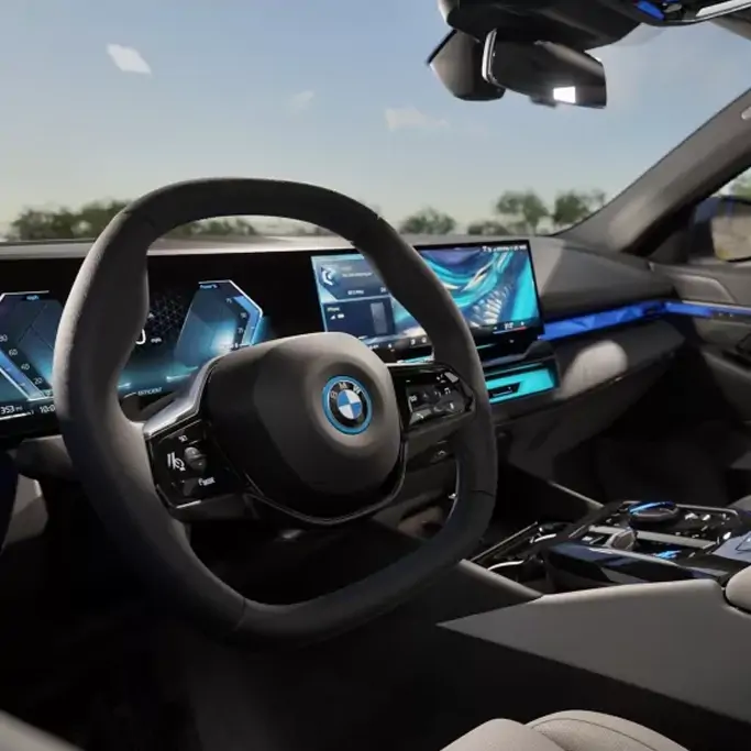 Détail des feux arrière LED de la BMW Série 5