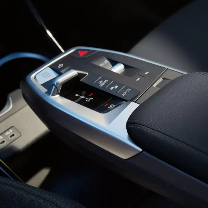 Coffre spacieux du BMW X1 ouvert