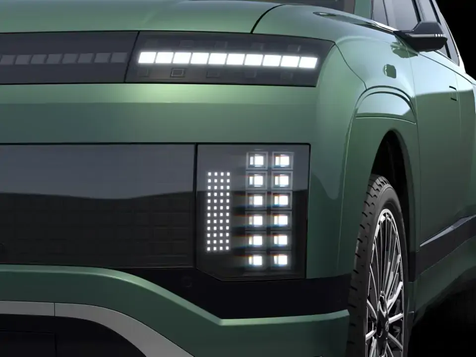 Tableau de bord digital et sièges avant du Hyundai IONIQ 9