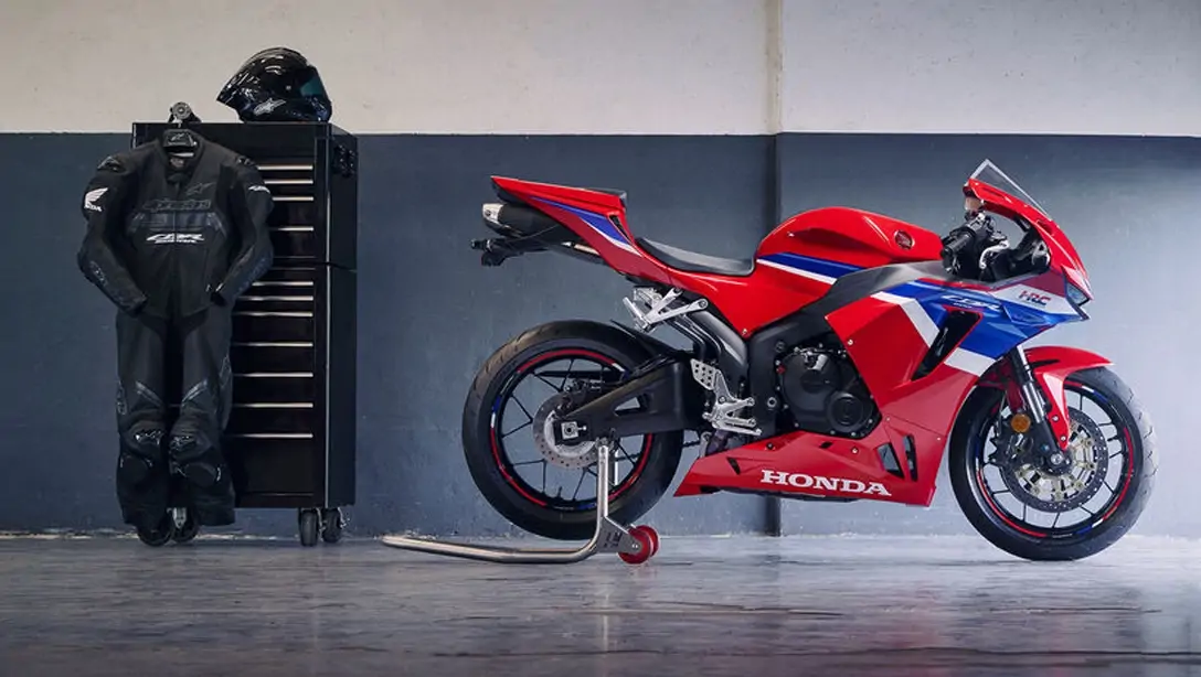 Moteur quatre cylindres de la Honda CBR600RR