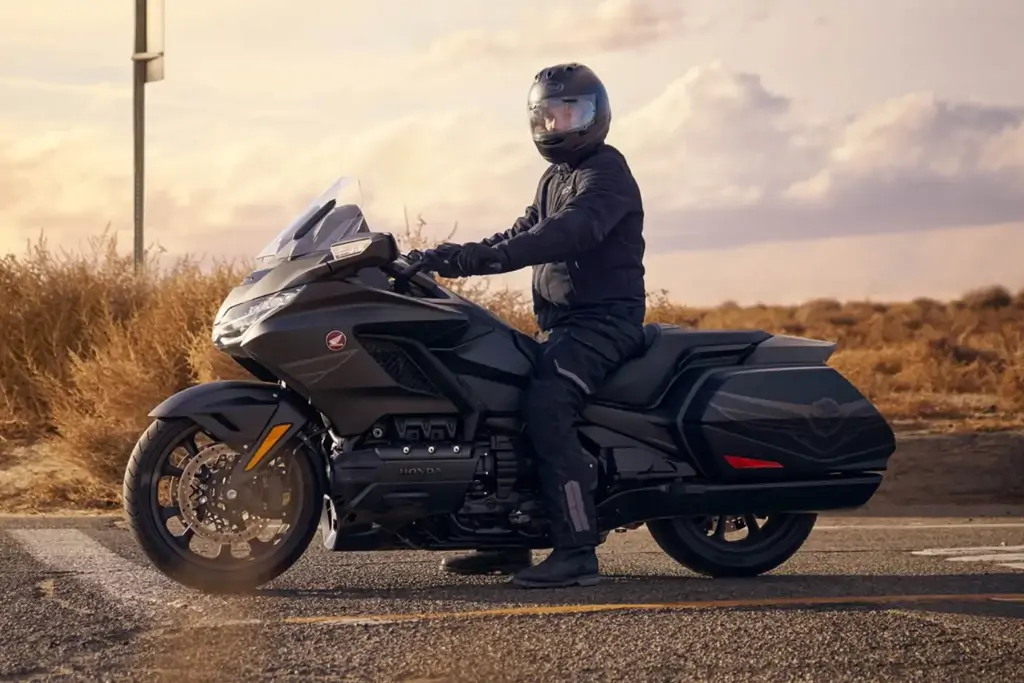 Tableau de bord numérique de la Honda Gold Wing DCT