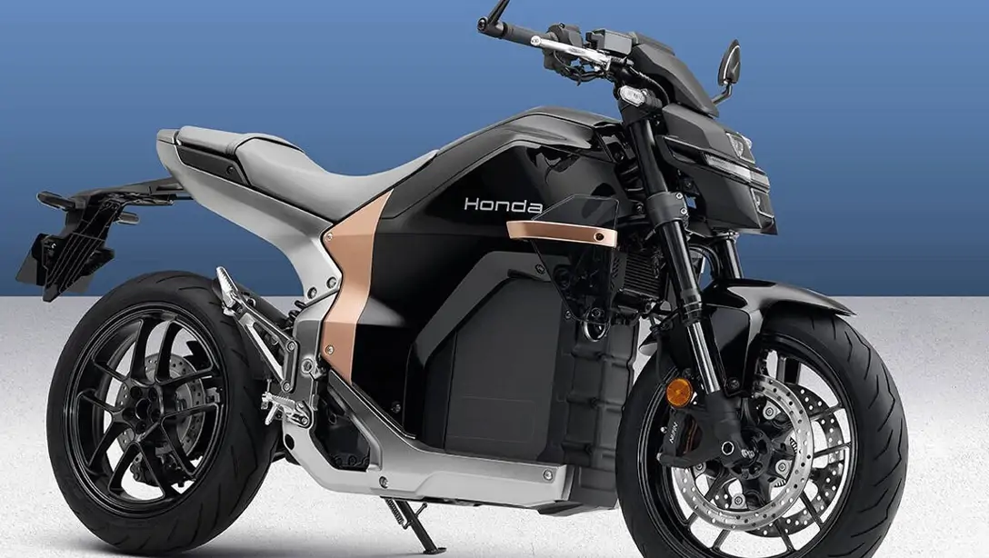 Feu arrière LED du Honda WN7 allumé