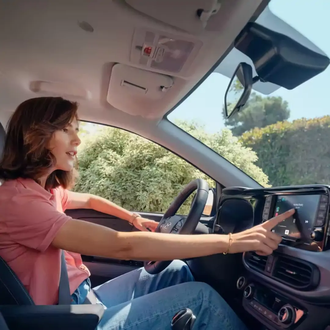 Détail des feux arrière de la Hyundai i10