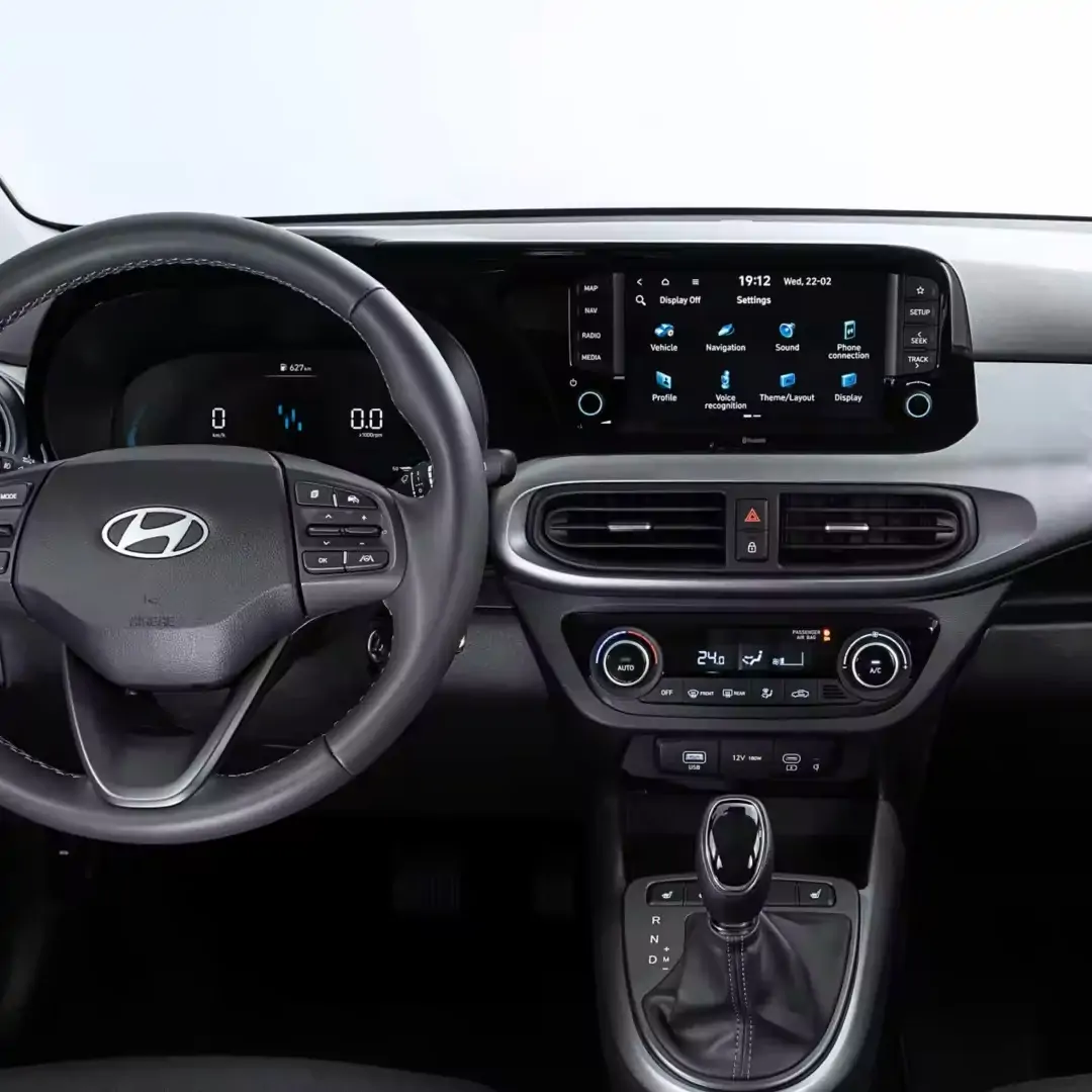 Coffre spacieux de la Hyundai i10 ouvert