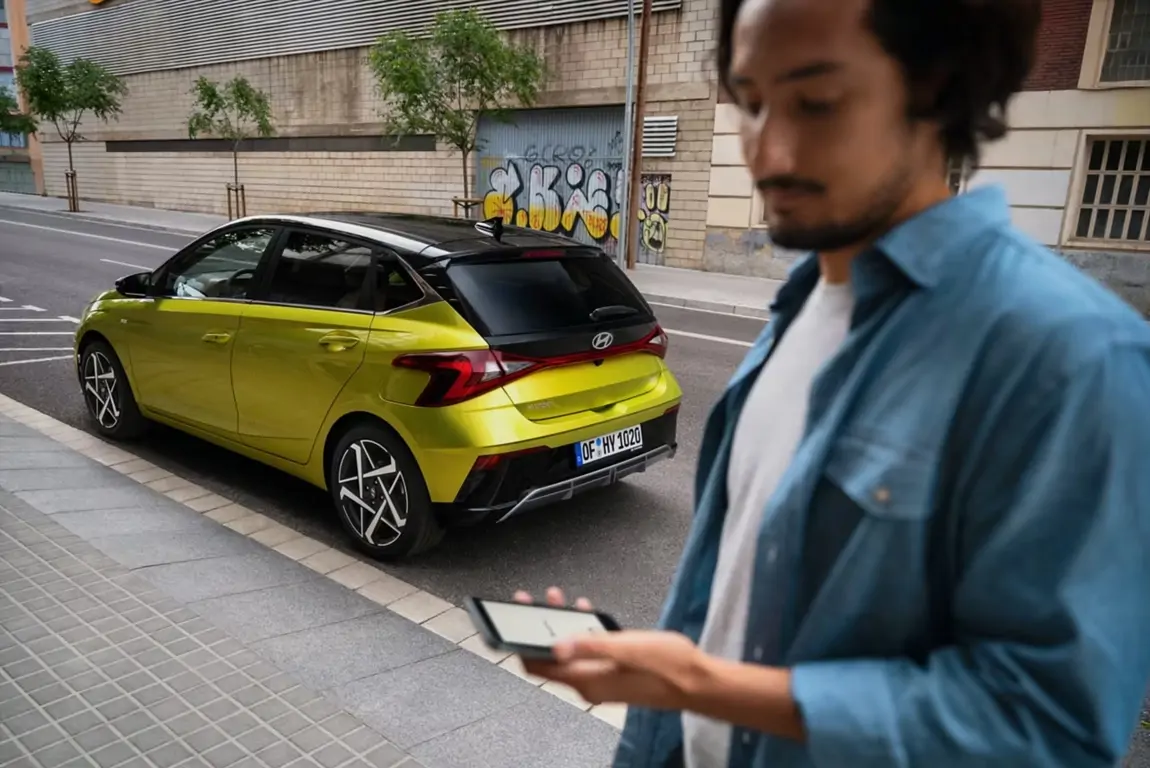 Intérieur moderne et spacieux de la Hyundai i20