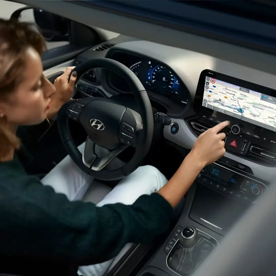 Détail des feux arrière LED de la Hyundai i30