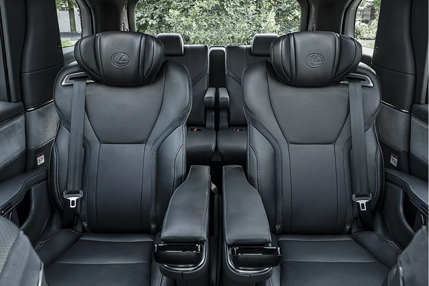 Intérieur raffiné du Lexus LM 2026 avec sièges individuels