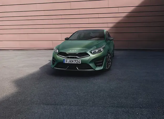 Détail de la calandre signature Kia Ceed