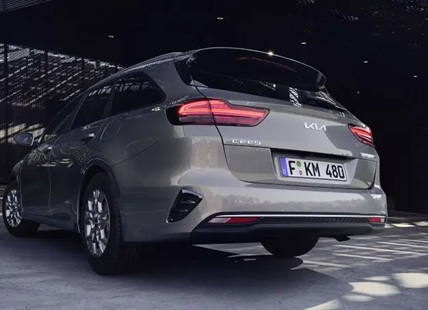 Coffre du Kia Ceed SW avec grande capacité de chargement