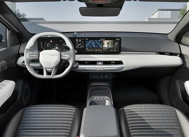 Tableau de bord digital de la Kia EV4 avec écran tactile