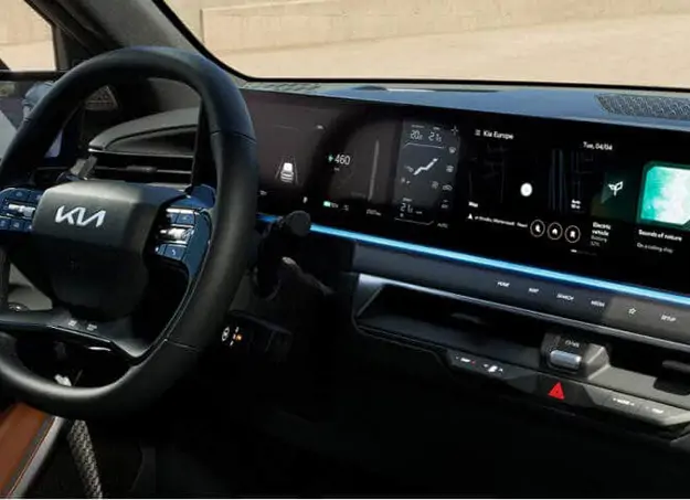 Tableau de bord digital de la Kia EV9 GT
