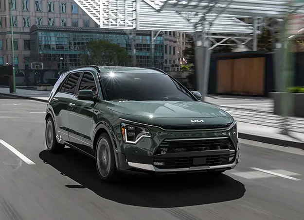 Détail de la signature lumineuse arrière du Kia Niro
