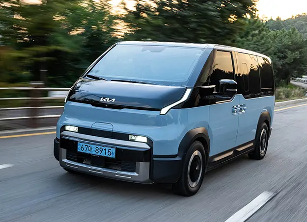 Kia PV5 Fourgon en situation de livraison urbaine