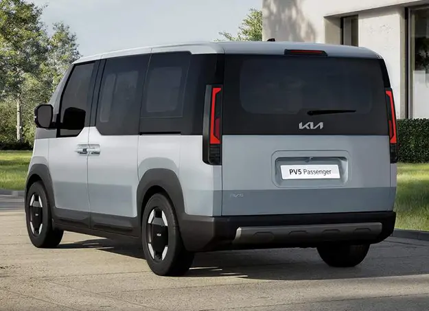 Intérieur spacieux du Kia PV5 Passenger avec sièges confortables