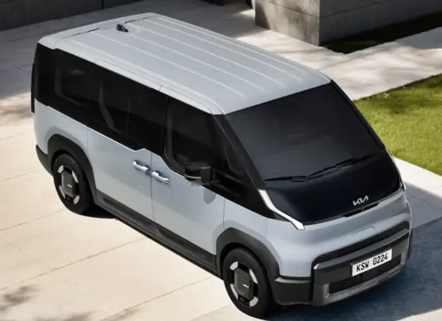 Coffre du Kia PV5 Passenger ouvert