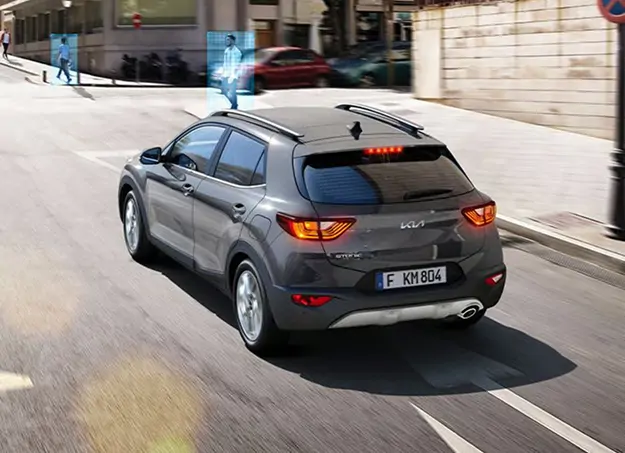Intérieur du Kia Stonic avec tableau de bord moderne