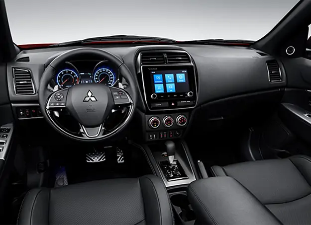 Vue arrière du Mitsubishi ASX mettant en avant les feux LED