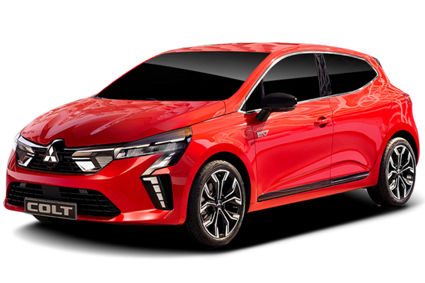 Détail des feux LED de la Mitsubishi Colt