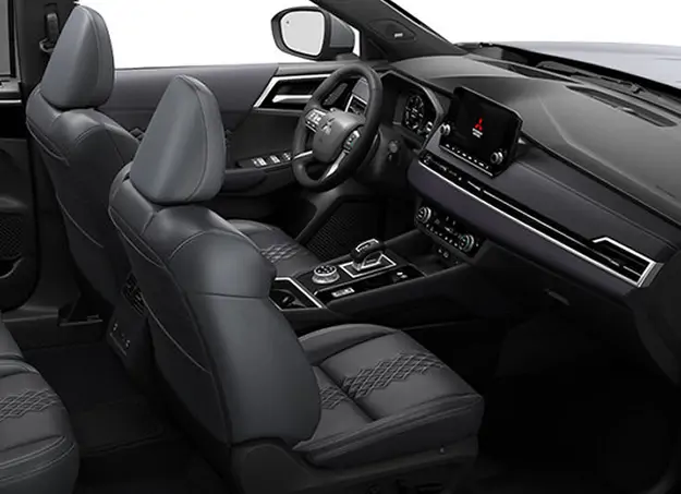 Détail des feux arrière du Mitsubishi Outlander