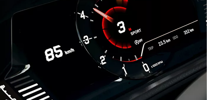 Tableau de bord numérique de la Toyota GR Supra 2026
