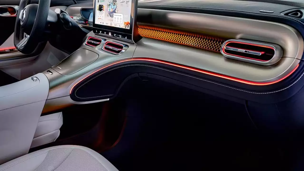 Lumière d’ambiance de la smart #1 électrique Groupe Chevalley