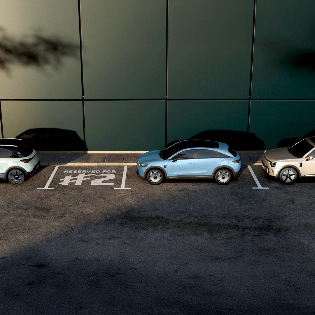 Ensemble de la gamme smart avec un emplacement réservé pour la future smart #2