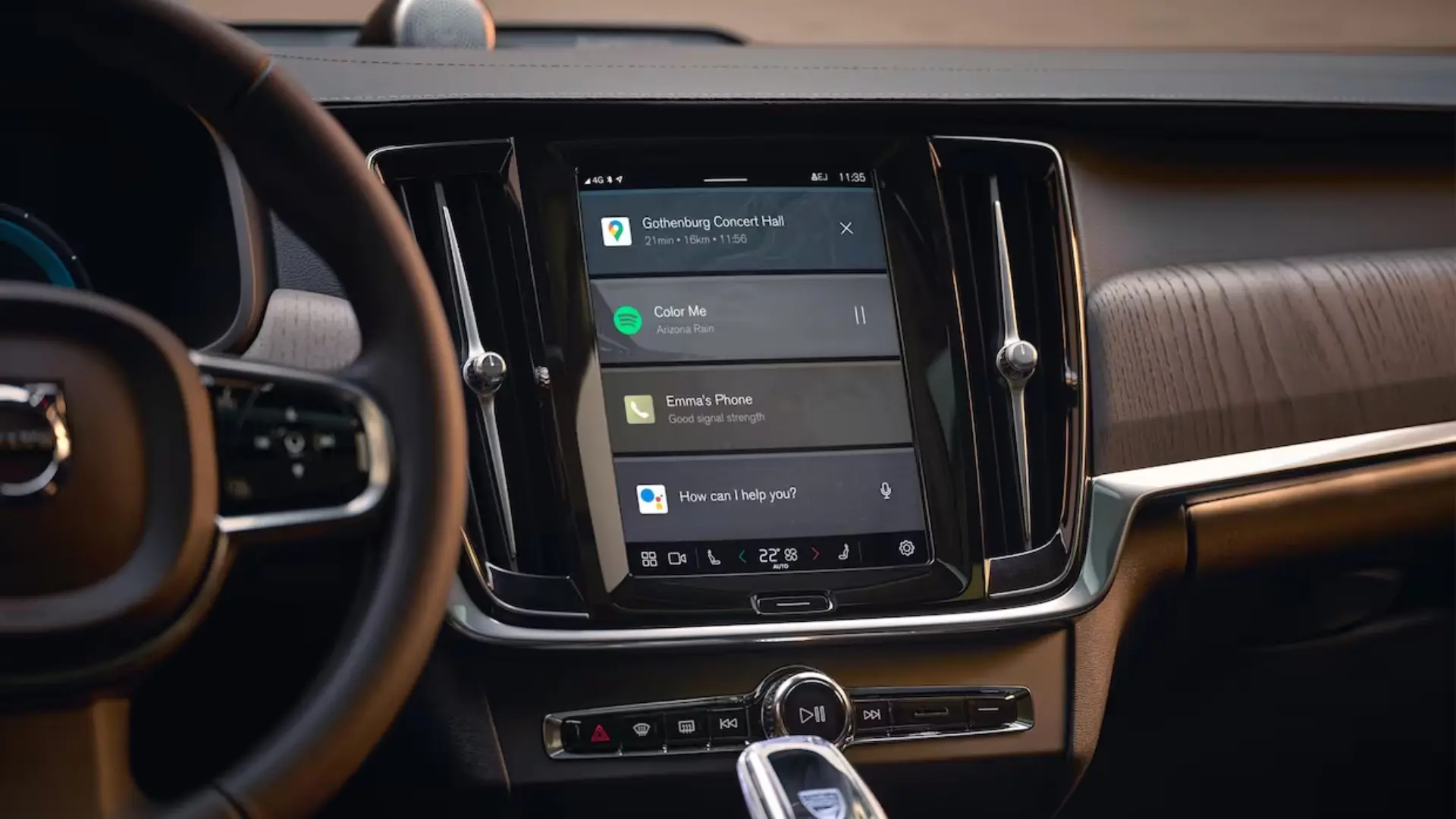 Volvo Chevalley - S90 Vue intérieur connectivité
