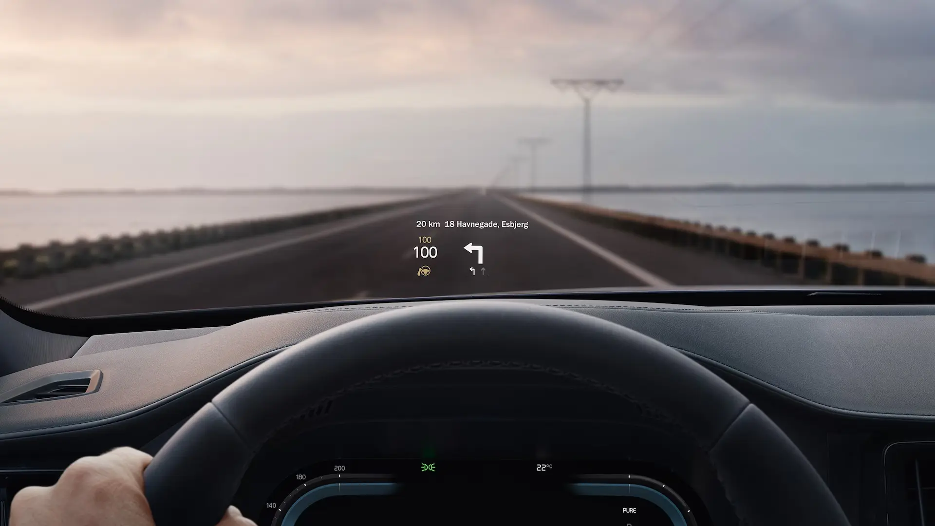 Volvo Chevalley - S90 Vue avant conducteur affichage tête haute