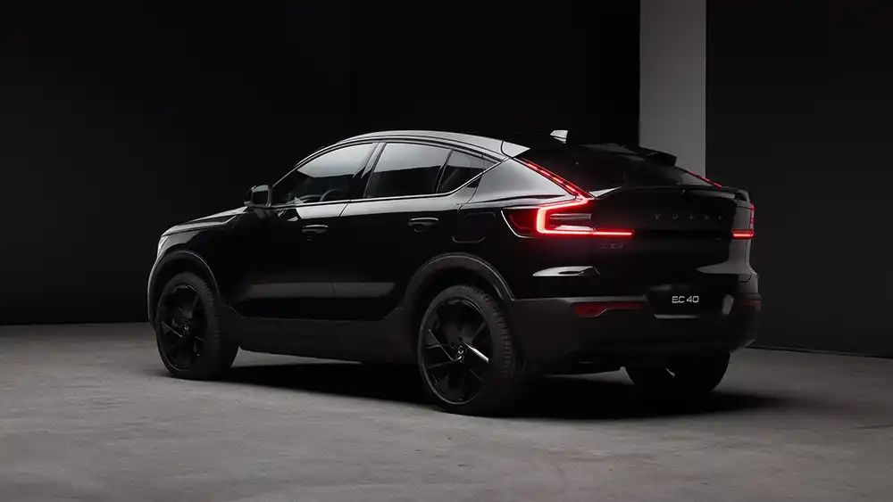 L’élégance de la volvo EX40 Black Edition